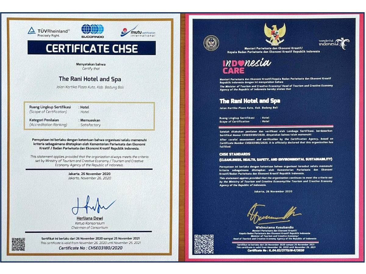 The Rani Hotel & Spa Kuta Lombok Eksteriør billede